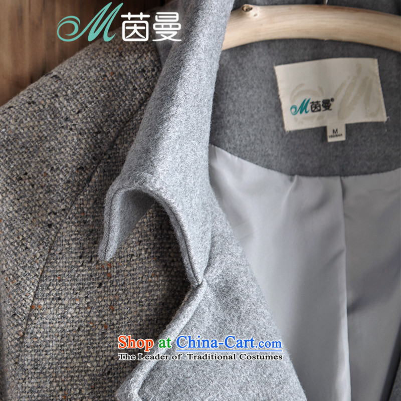 Athena Chu Cayman 2015 winter clothing new minimalist suit? The long jacket coat)?? (8543220126 female health spending gray XL, Athena Chu (INMAN, DIRECTOR) , , , shopping on the Internet