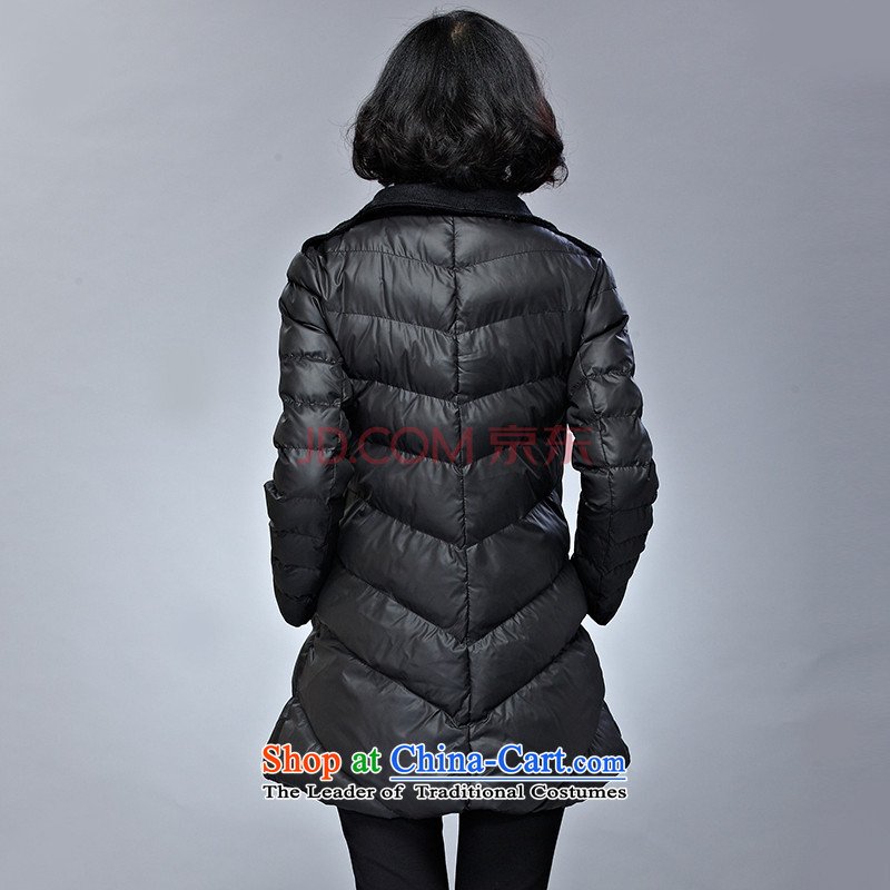 The Eternal Soo-To increase the number of female jackets for winter 2015 cotton coat new product expertise MM thick, Hin thin sister, Ms. Jacket coat in Europe and long black 4XL, eternal Soo , , , shopping on the Internet