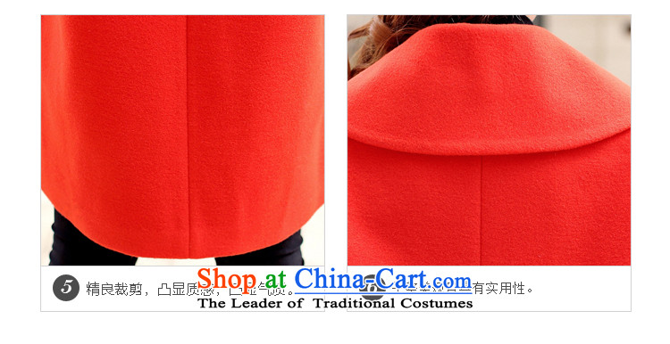 The Korean version of the wild pure color in the long jacket, orange M picture, prices, brand platters! The elections are supplied in the national character of distribution, so action, buy now enjoy more preferential! As soon as possible.