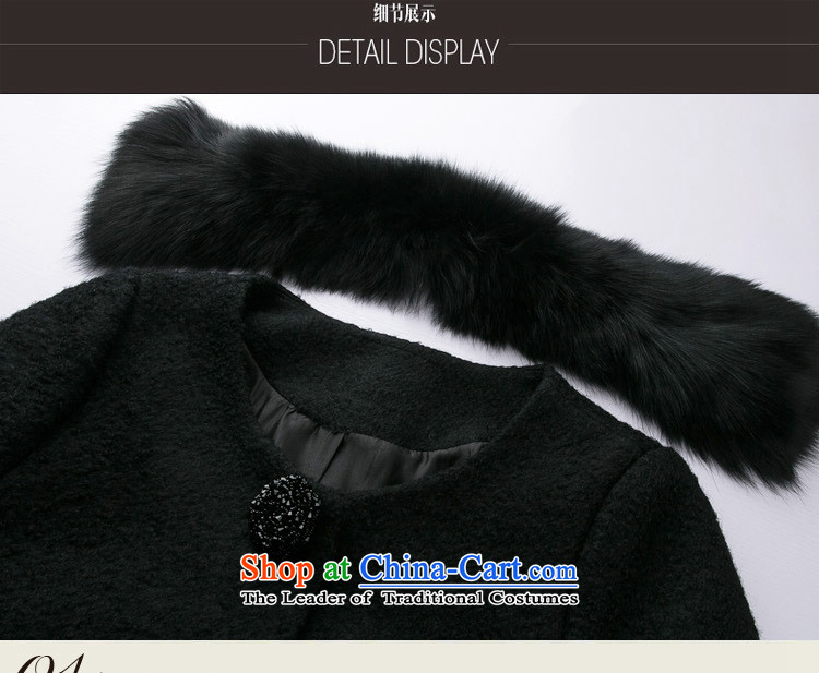 Dan divas* XL wool coat 2015 autumn and winter? new women's gross for a fox coats with collar 5XL picture, prices, brand platters! The elections are supplied in the national character of distribution, so action, buy now enjoy more preferential! As soon as possible.