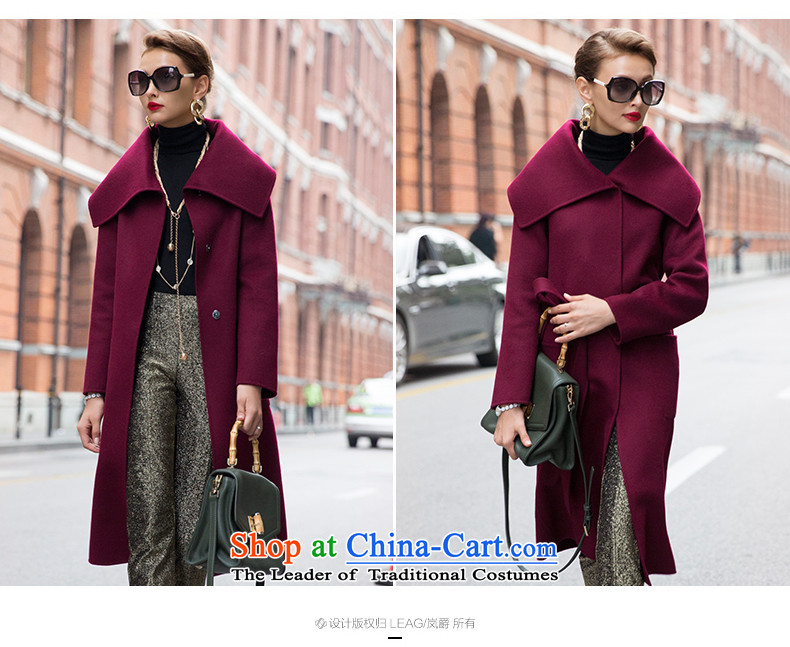 The sponsors of the new two-sided 2015 Baroness cashmere overcoat female plain manual duplex? Long Korean figures rose drastically jacket? gross wine red S picture, prices, brand platters! The elections are supplied in the national character of distribution, so action, buy now enjoy more preferential! As soon as possible.
