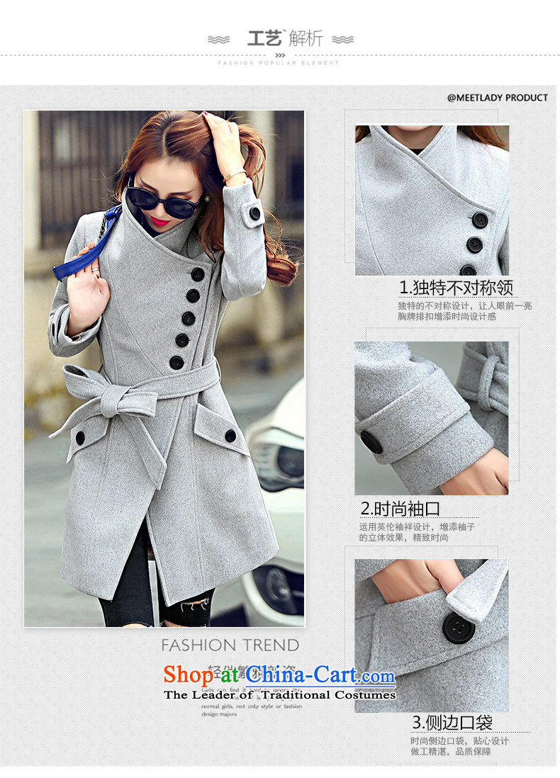 Deplores the 2015 winter clothing new Teresa Mo) long graphics thin hair? jacket female tether a Sau San coats X0622 chestnut horses L picture, prices, brand platters! The elections are supplied in the national character of distribution, so action, buy now enjoy more preferential! As soon as possible.