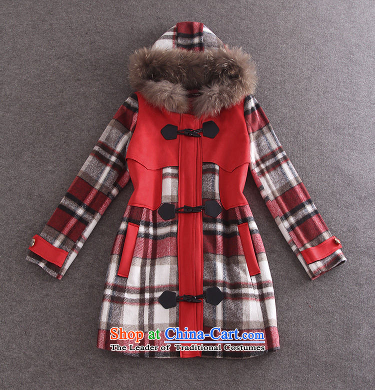The European Women's site autumn and winter new English style with cap horns deduction tattoo loose cotton wool? jacket folder FZ71 RED L picture, prices, brand platters! The elections are supplied in the national character of distribution, so action, buy now enjoy more preferential! As soon as possible.