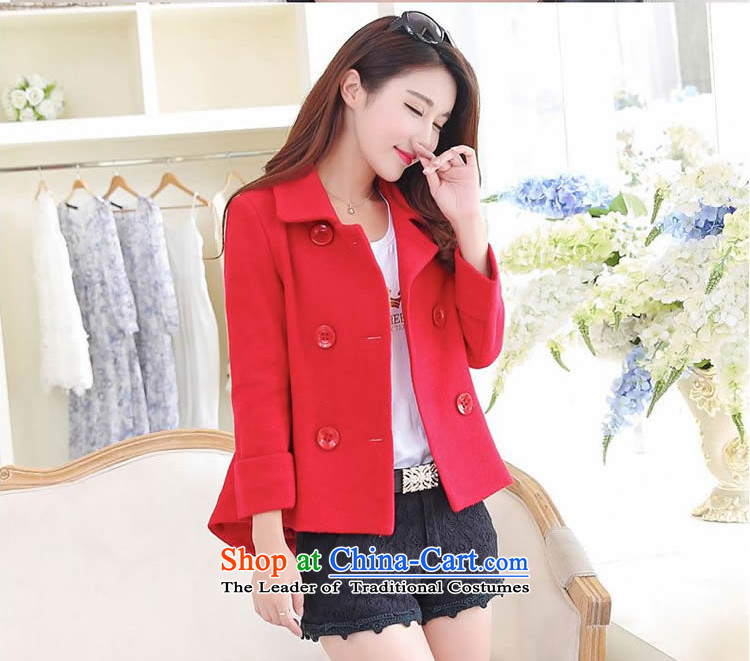 Tong yuan by 2015 autumn and winter new graphics thin hair so Sau San jacket female short, double-a wool coat C105 olive L picture, prices, brand platters! The elections are supplied in the national character of distribution, so action, buy now enjoy more preferential! As soon as possible.