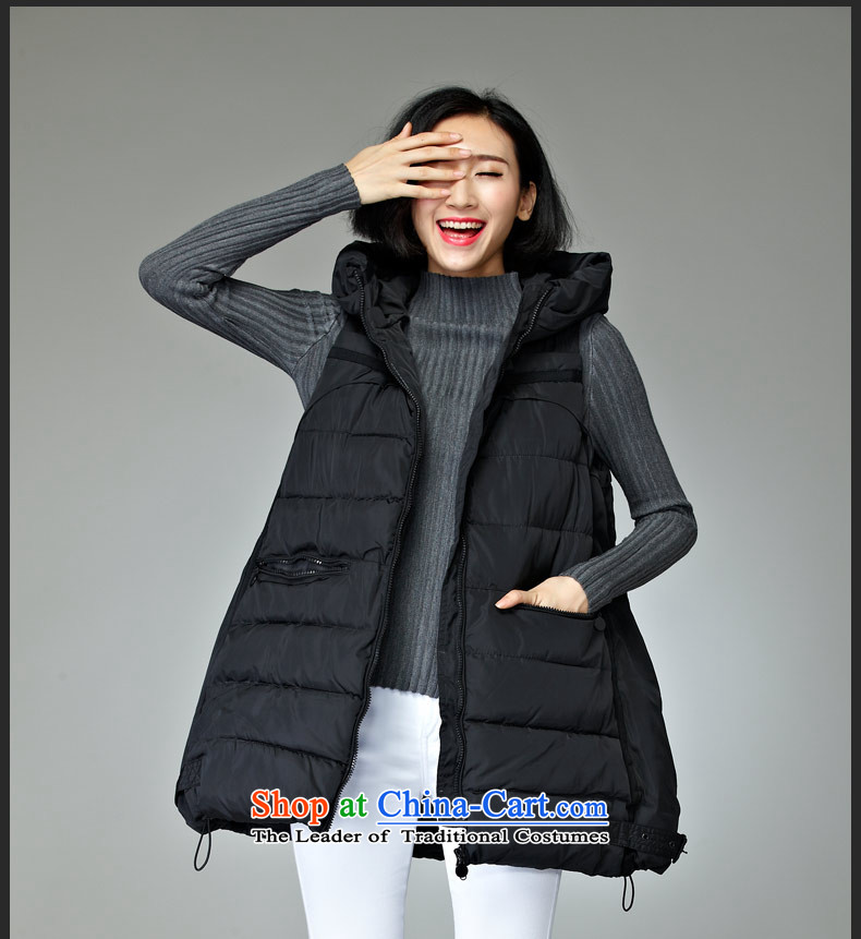 Hee-m thick MM to 2015 XL vest jacket coat of autumn and winter in long new 200 catties thick sister Korean women who Sau San Fat thin black 3XL, video picture, prices, brand platters! The elections are supplied in the national character of distribution, so action, buy now enjoy more preferential! As soon as possible.