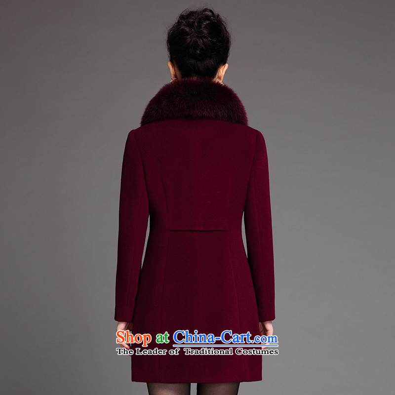 Contact Us dual leaf gross? coats female new 2015 winter coats wool sweater cashmere women in long? high-end gross for black 4XL, FOX network dual leaf (LUO SHUANG YE) , , , shopping on the Internet