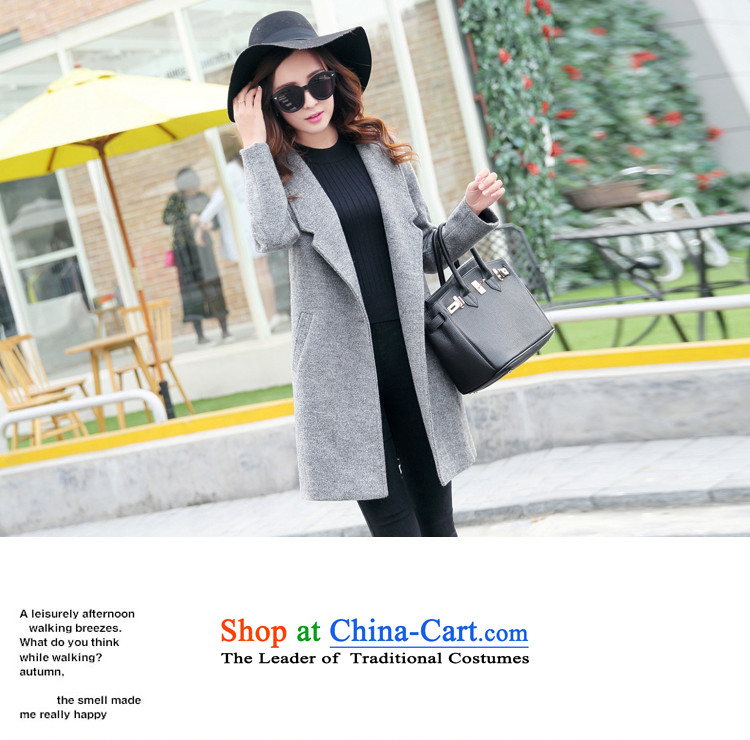 The Cabinet to Yuen Long by 2015 autumn and winter coats and stylish new Western gross? coats female 8178 A gray.. M picture, prices, brand platters! The elections are supplied in the national character of distribution, so action, buy now enjoy more preferential! As soon as possible.