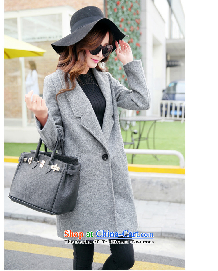 The Cabinet to Yuen Long by 2015 autumn and winter coats and stylish new Western gross? coats female 8178 A gray.. M picture, prices, brand platters! The elections are supplied in the national character of distribution, so action, buy now enjoy more preferential! As soon as possible.