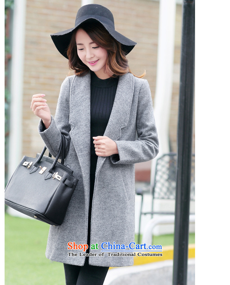 The Cabinet to Yuen Long by 2015 autumn and winter coats and stylish new Western gross? coats female 8178 A gray.. M picture, prices, brand platters! The elections are supplied in the national character of distribution, so action, buy now enjoy more preferential! As soon as possible.