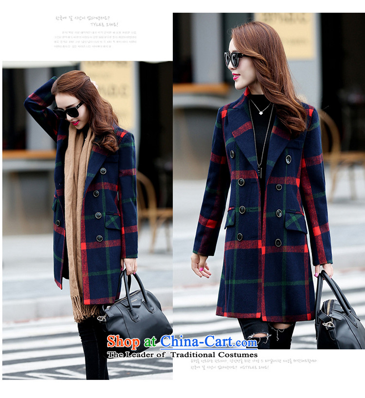 The early 2015 winter clothing new diamond for women so gross jacket Korean Sau San Box long double-a suit coats navy XXL picture, prices, brand platters! The elections are supplied in the national character of distribution, so action, buy now enjoy more preferential! As soon as possible.