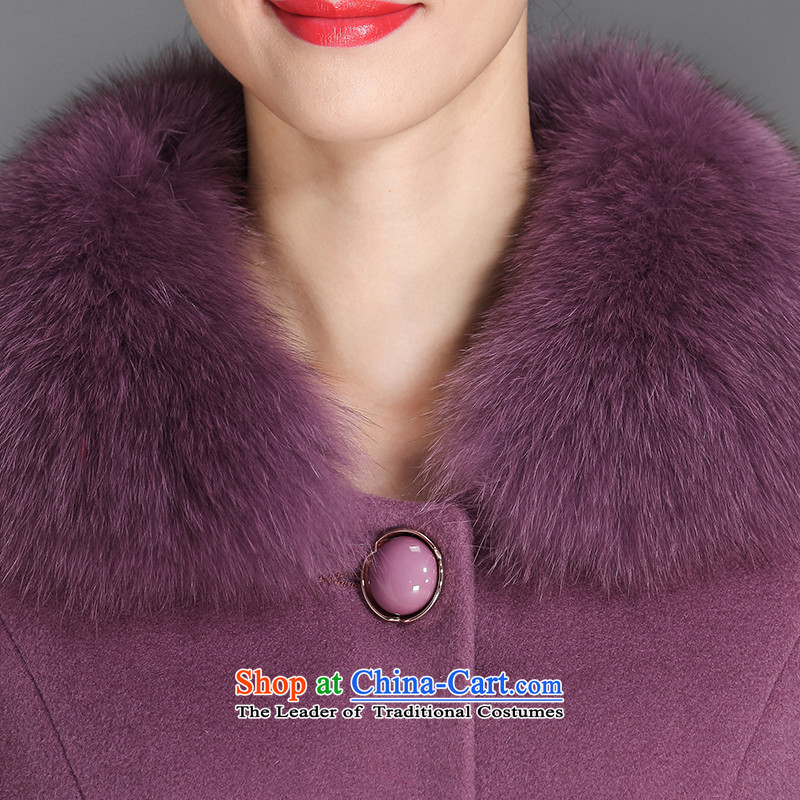 Contact Us dual leaf gross? 2015 winter coats female gross female Korean jacket? In long coats new Fox Cashmere wool for the chestnut horses XL, dual leaf contact (LUO SHUANG YE) , , , shopping on the Internet