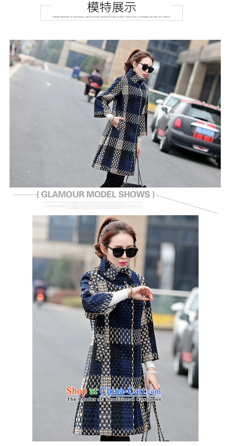 Scented Winter 2015 new stylish knitting weaving grid coarse wool terylene V1708 jacket color pictures picture, prices, M brand platters! The elections are supplied in the national character of distribution, so action, buy now enjoy more preferential! As soon as possible.
