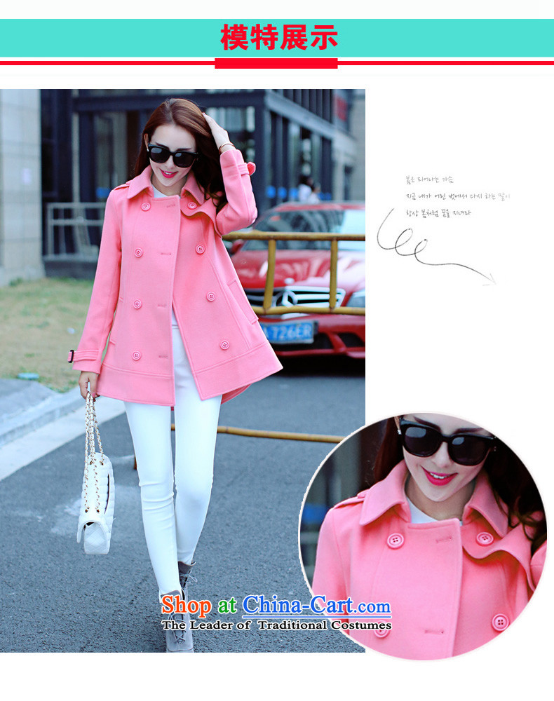 Zz&ff 2015 XL women Fall/Winter Collections new fat mm to cloak-windbreaker gross a jacket coat pink 5XL(? recommendations 180-200 catties) Picture, prices, brand platters! The elections are supplied in the national character of distribution, so action, buy now enjoy more preferential! As soon as possible.