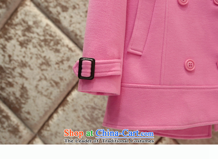 Zz&ff 2015 XL women Fall/Winter Collections new fat mm to cloak-windbreaker gross a jacket coat pink 5XL(? recommendations 180-200 catties) Picture, prices, brand platters! The elections are supplied in the national character of distribution, so action, buy now enjoy more preferential! As soon as possible.