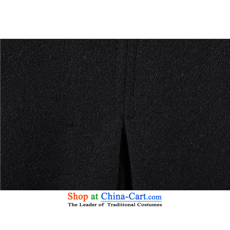 The Korean version of large equipment yi code so sub cloak wind jacket, black overcoat , L? gross Pu Yi (PUYI APPAREL) , , , shopping on the Internet