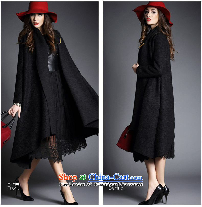 The Nordic wind hair? 2015 autumn and winter coats female new women's largest lapel pure color is not under the rules of long-sleeved cloak-jacket coat? female gross in long and color code picture, prices, brand platters! The elections are supplied in the national character of distribution, so action, buy now enjoy more preferential! As soon as possible.