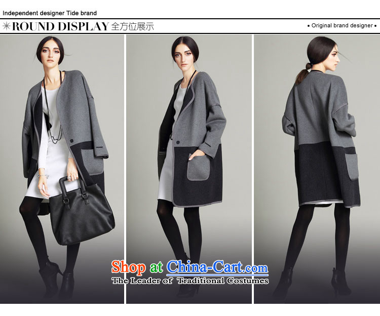 Korehiro Europe V.C original long double-sided female 2015 gross? coats winter big stitching wool coat in sub-ni Gray L picture, prices, brand platters! The elections are supplied in the national character of distribution, so action, buy now enjoy more preferential! As soon as possible.