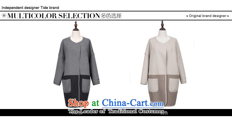Korehiro Europe V.C original long double-sided female 2015 gross? coats winter big stitching wool coat in sub-ni Gray L picture, prices, brand platters! The elections are supplied in the national character of distribution, so action, buy now enjoy more preferential! As soon as possible.