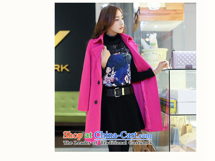 Sin has 2015 autumn and winter new a wool coat Korean Sau San fleece thin graphics long hair? female green jacket S picture, prices, brand platters! The elections are supplied in the national character of distribution, so action, buy now enjoy more preferential! As soon as possible.