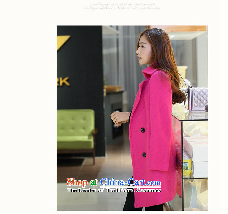 Sin has 2015 autumn and winter new a wool coat Korean Sau San fleece thin graphics long hair? female green jacket S picture, prices, brand platters! The elections are supplied in the national character of distribution, so action, buy now enjoy more preferential! As soon as possible.