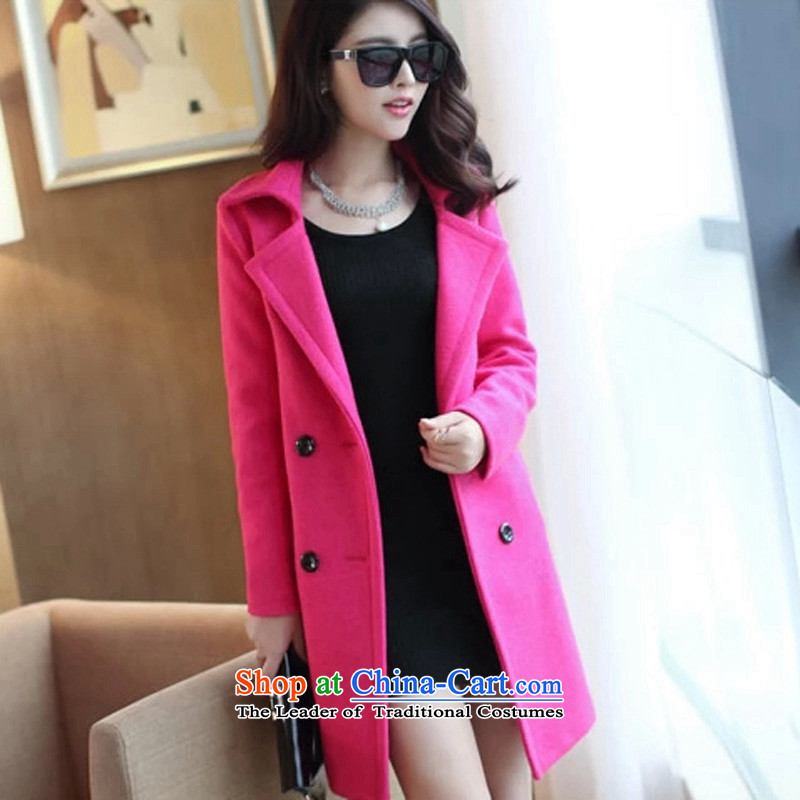 Sin has 2015 autumn and winter new a wool coat Korean Sau San fleece thin graphics long hair? female green jacket , sin has shopping on the Internet has been pressed.