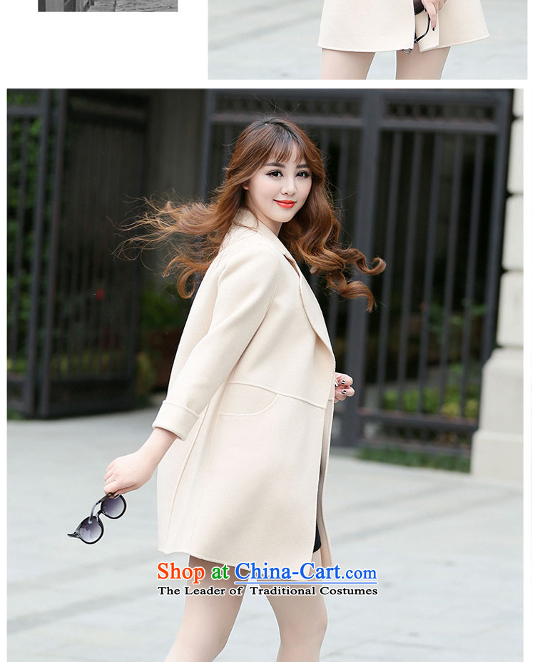 Ms. Cheung Hengyuan gross? long coats that Korean jacket 2015 autumn and winter coats new double-side RED M pictures, prices, brand platters! The elections are supplied in the national character of distribution, so action, buy now enjoy more preferential! As soon as possible.