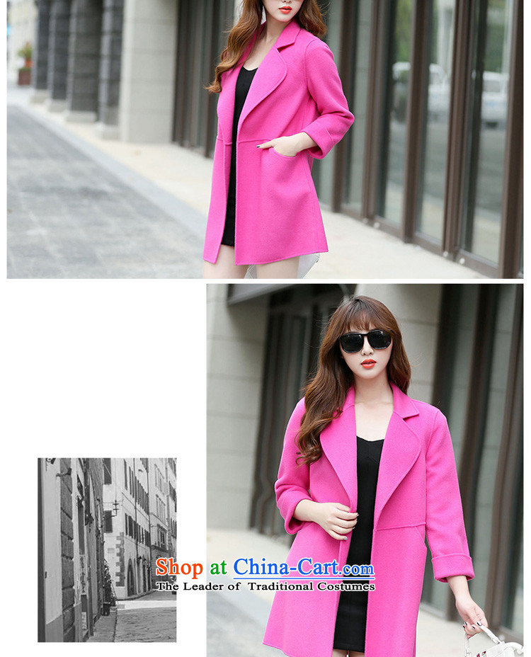 Ms. Cheung Hengyuan gross? long coats that Korean jacket 2015 autumn and winter coats new double-side of red L Photo West, prices, brand platters! The elections are supplied in the national character of distribution, so action, buy now enjoy more preferential! As soon as possible.