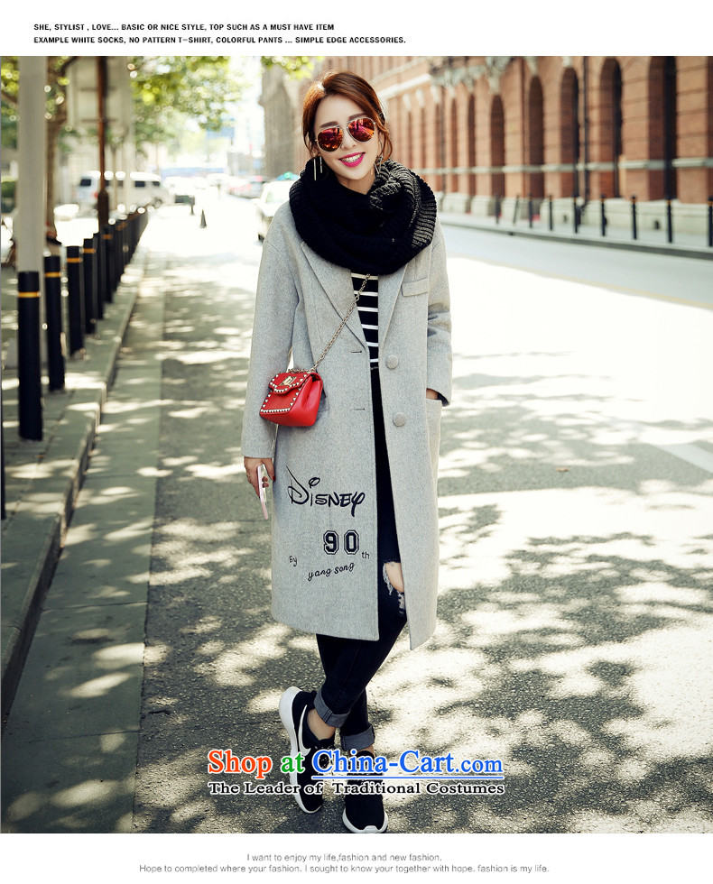 2015 Autumn and winter e-lycra new Korean small dog pattern letters in long hair embroidered jacket red XXL pictures?, prices, brand platters! The elections are supplied in the national character of distribution, so action, buy now enjoy more preferential! As soon as possible.