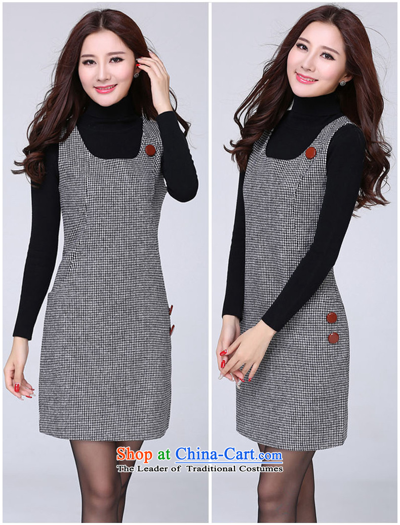 Yi Jin (epcen No. 2015), autumn and winter new products female thick MM to xl vest dresses DXH918 Crimson Red Grid 3XL picture, prices, brand platters! The elections are supplied in the national character of distribution, so action, buy now enjoy more preferential! As soon as possible.