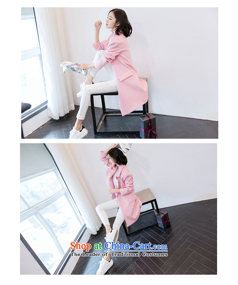 The ki autumn and winter coats of stylish girl Ms.? What gross jacket pink coat temperament Korean Sau San jacket female pink XL Photo, prices, brand platters! The elections are supplied in the national character of distribution, so action, buy now enjoy more preferential! As soon as possible.