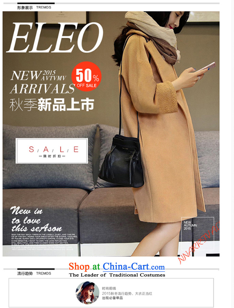 On the new 2015 autumn and winter female new stylish solid color minimalist version won thin leisure. Long a wool coat jacket HM-8919 navy M picture, prices, brand platters! The elections are supplied in the national character of distribution, so action, buy now enjoy more preferential! As soon as possible.