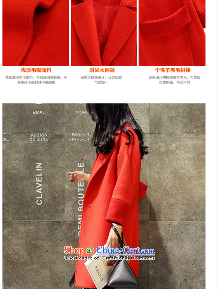 On the new 2015 autumn and winter female new stylish solid color minimalist version won thin leisure. Long a wool coat jacket HM-8919 navy M picture, prices, brand platters! The elections are supplied in the national character of distribution, so action, buy now enjoy more preferential! As soon as possible.