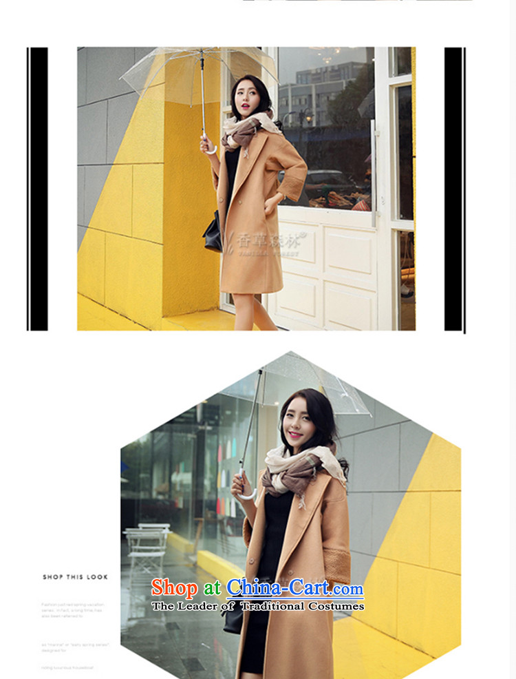 On the new 2015 autumn and winter female new stylish solid color minimalist version won thin leisure. Long a wool coat jacket HM-8919 navy M picture, prices, brand platters! The elections are supplied in the national character of distribution, so action, buy now enjoy more preferential! As soon as possible.