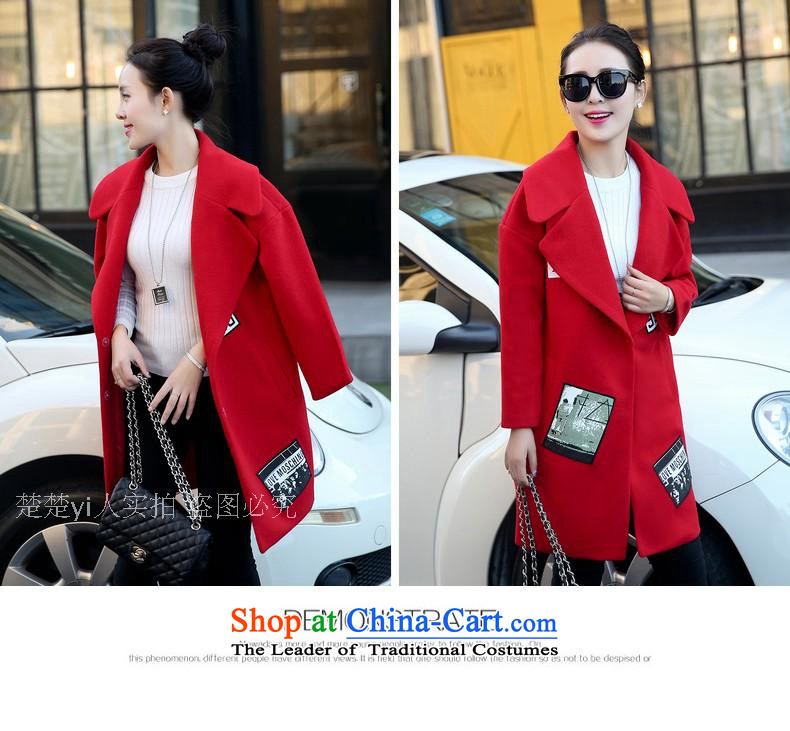 Bathing in the autumn of 2015, New hundreds of women Korean lapel in Sau San long hair? 525 large red jacket coat XL Photo, prices, brand platters! The elections are supplied in the national character of distribution, so action, buy now enjoy more preferential! As soon as possible.