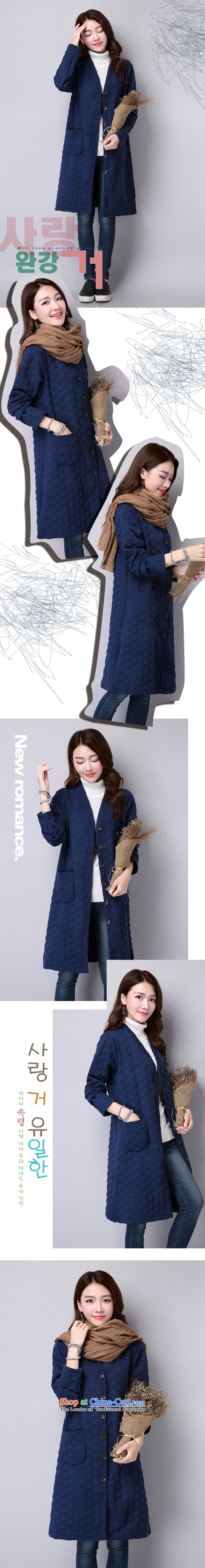 2015 Autumn and Winter Korea MEISUDI version of large code ladies casual relaxd graphics thin van Arts in long cardigan single row tie-ups jacket gray XL Photo, prices, brand platters! The elections are supplied in the national character of distribution, so action, buy now enjoy more preferential! As soon as possible.