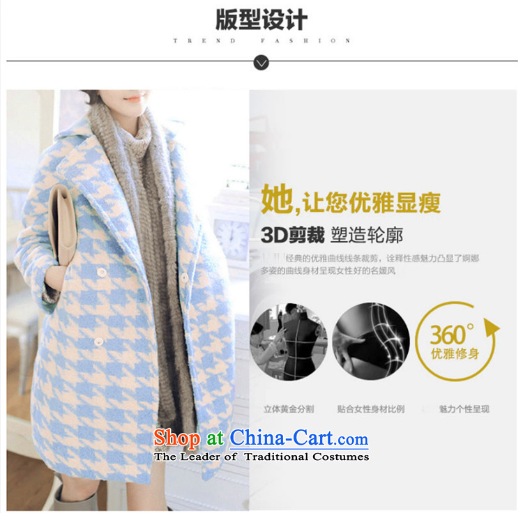 Wooden Geun-hye 2015 autumn and winter new Wild lapel pattern in the long graphics thin hair temperament Sau San Jacket coat women 1708? picture color pictures, prices, M/160(84A) brand platters! The elections are supplied in the national character of distribution, so action, buy now enjoy more preferential! As soon as possible.