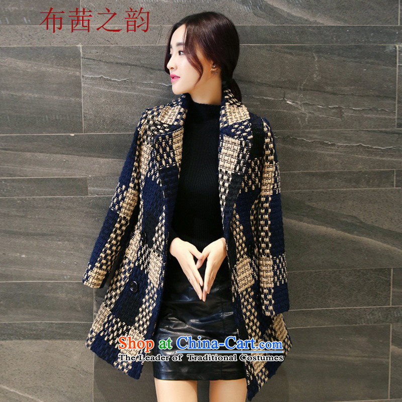 The Qian The Rhyme of 2015 a gross of autumn and winter coats thickened?? in gross jacket large long hair? windbreaker female jacket for autumn and winter coats picture color Korean?XL