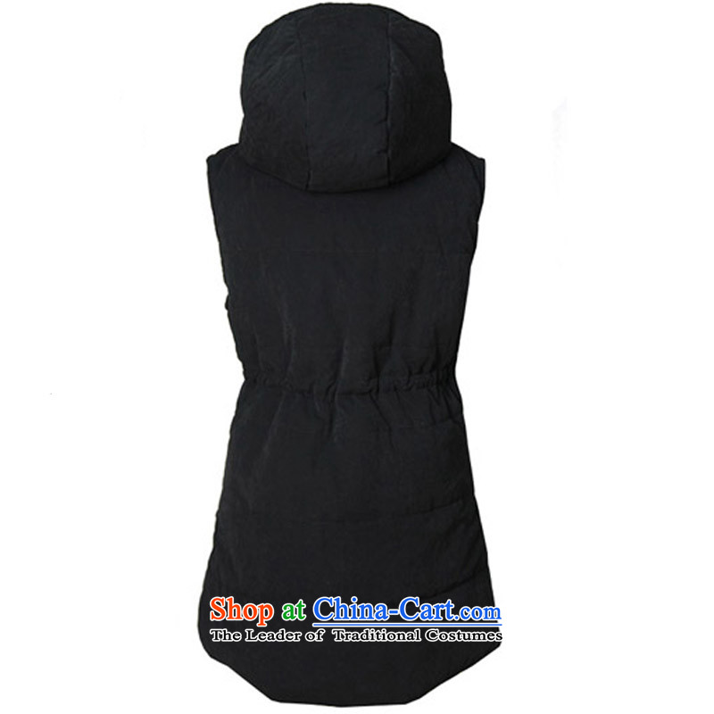 Five Rams City larger vest jacket 2015 new large autumn and winter, lint-free cotton waffle) plus thick sister leisure graphics, vest jacket thin black 4XL recommendations 160-180 around 922.747, Five Rams City shopping on the Internet has been pressed.