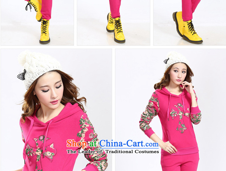 Tony Blair, 2015 autumn and winter new Korean fashion sweater girl autumn and winter thick plus lint-free 3-piece set deep blue XXL picture, prices, brand platters! The elections are supplied in the national character of distribution, so action, buy now enjoy more preferential! As soon as possible.