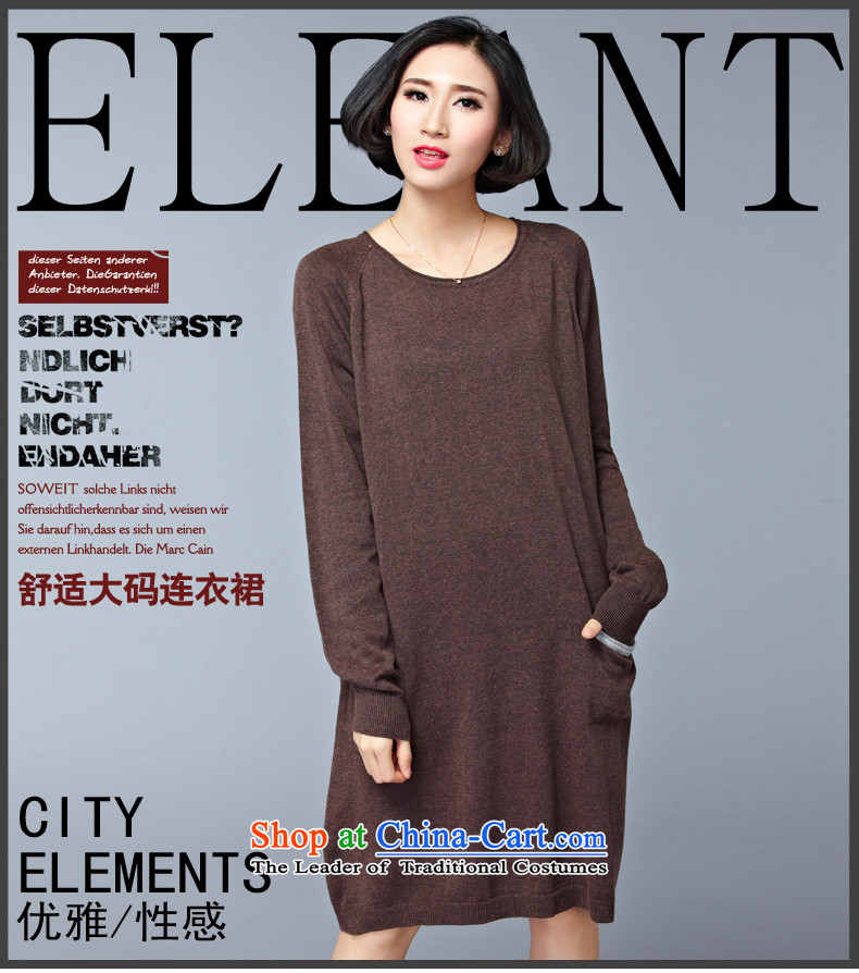 2015 Autumn and Winter Korea MEISUDI version of large numbers of ladies fashion in the thin long loose video) Knitted Shirt, forming the wild long-sleeved sweater dresses gray photo, prices, brand platters! The elections are supplied in the national character of distribution, so action, buy now enjoy more preferential! As soon as possible.
