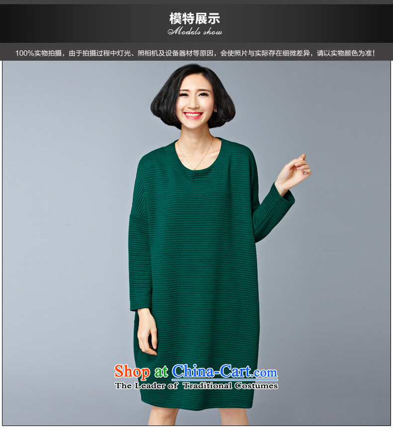 2015 Autumn and Winter Korea MEISUDI version of large numbers of female clamp unit loose wild stylish graphics thin solid color in forming the long long-sleeved black skirt are loose) code (pictures, prices, brand platters! The elections are supplied in the national character of distribution, so action, buy now enjoy more preferential! As soon as possible.