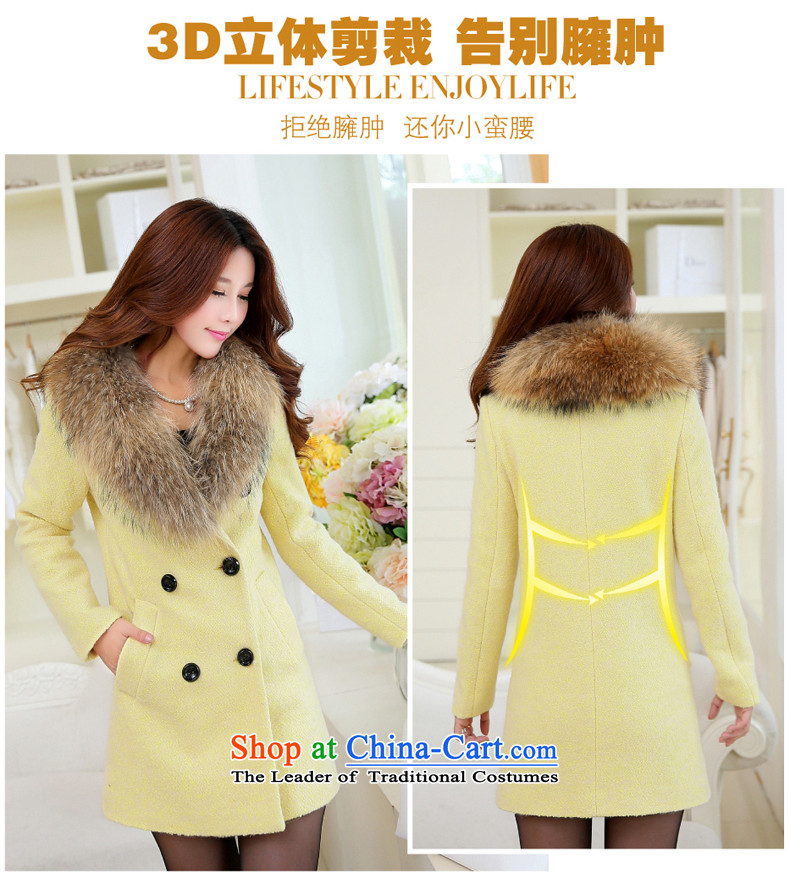 China, slave 2015 Fall/Winter Collections of autumn, the new Korean version in the medium to long term, Sau San Mao jacket for the bold? Nagymaros spend? female Z329 gross coats rose XXL picture, prices, brand platters! The elections are supplied in the national character of distribution, so action, buy now enjoy more preferential! As soon as possible.