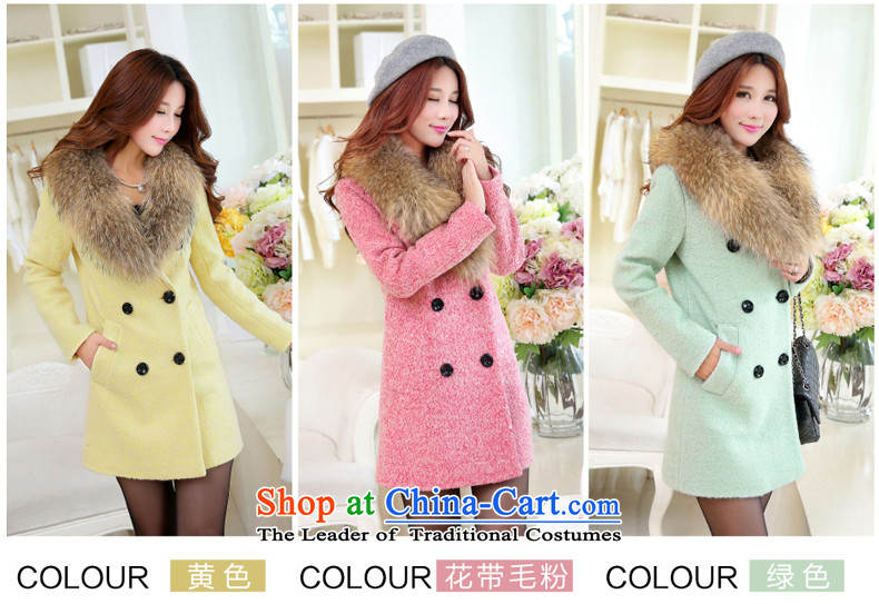 China, slave 2015 Fall/Winter Collections of autumn, the new Korean version in the medium to long term, Sau San Mao jacket for the bold? Nagymaros spend? female Z329 gross coats rose XXL picture, prices, brand platters! The elections are supplied in the national character of distribution, so action, buy now enjoy more preferential! As soon as possible.