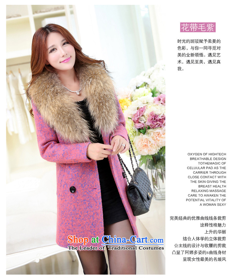 China, slave 2015 Fall/Winter Collections of autumn, the new Korean version in the medium to long term, Sau San Mao jacket for the bold? Nagymaros spend? female Z329 gross coats rose XXL picture, prices, brand platters! The elections are supplied in the national character of distribution, so action, buy now enjoy more preferential! As soon as possible.