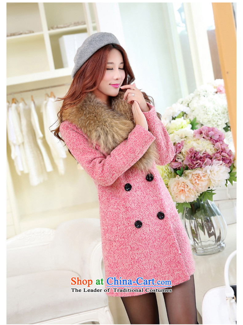 China, slave 2015 Fall/Winter Collections of autumn, the new Korean version in the medium to long term, Sau San Mao jacket for the bold? Nagymaros spend? female Z329 gross coats rose XXL picture, prices, brand platters! The elections are supplied in the national character of distribution, so action, buy now enjoy more preferential! As soon as possible.