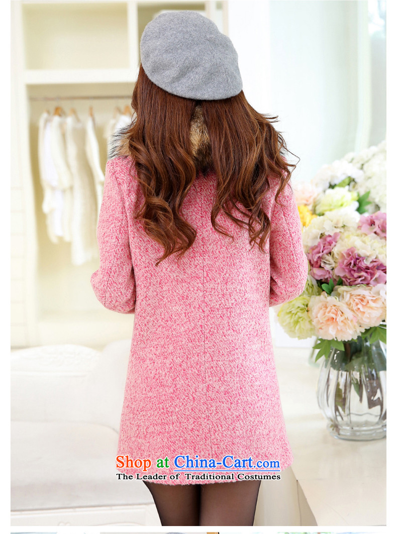 China, slave 2015 Fall/Winter Collections of autumn, the new Korean version in the medium to long term, Sau San Mao jacket for the bold? Nagymaros spend? female Z329 gross coats rose XXL picture, prices, brand platters! The elections are supplied in the national character of distribution, so action, buy now enjoy more preferential! As soon as possible.