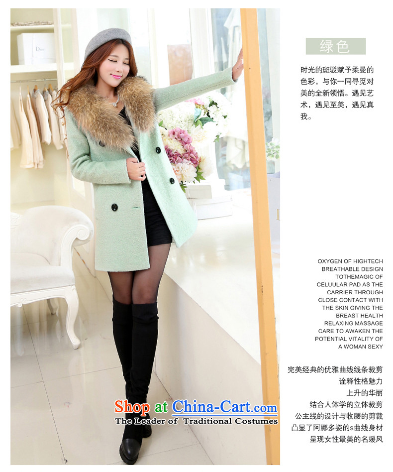 China, slave 2015 Fall/Winter Collections of autumn, the new Korean version in the medium to long term, Sau San Mao jacket for the bold? Nagymaros spend? female Z329 gross coats rose XXL picture, prices, brand platters! The elections are supplied in the national character of distribution, so action, buy now enjoy more preferential! As soon as possible.