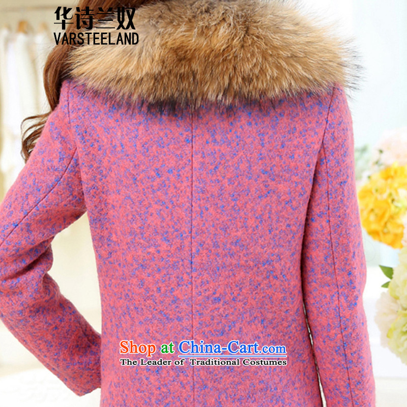 China, slave 2015 Fall/Winter Collections of autumn, the new Korean version in the medium to long term, Sau San Mao jacket for the bold? Nagymaros spend? female Z329 gross coats rose XXL, Wah, Slave (VARSTEELANO) , , , shopping on the Internet