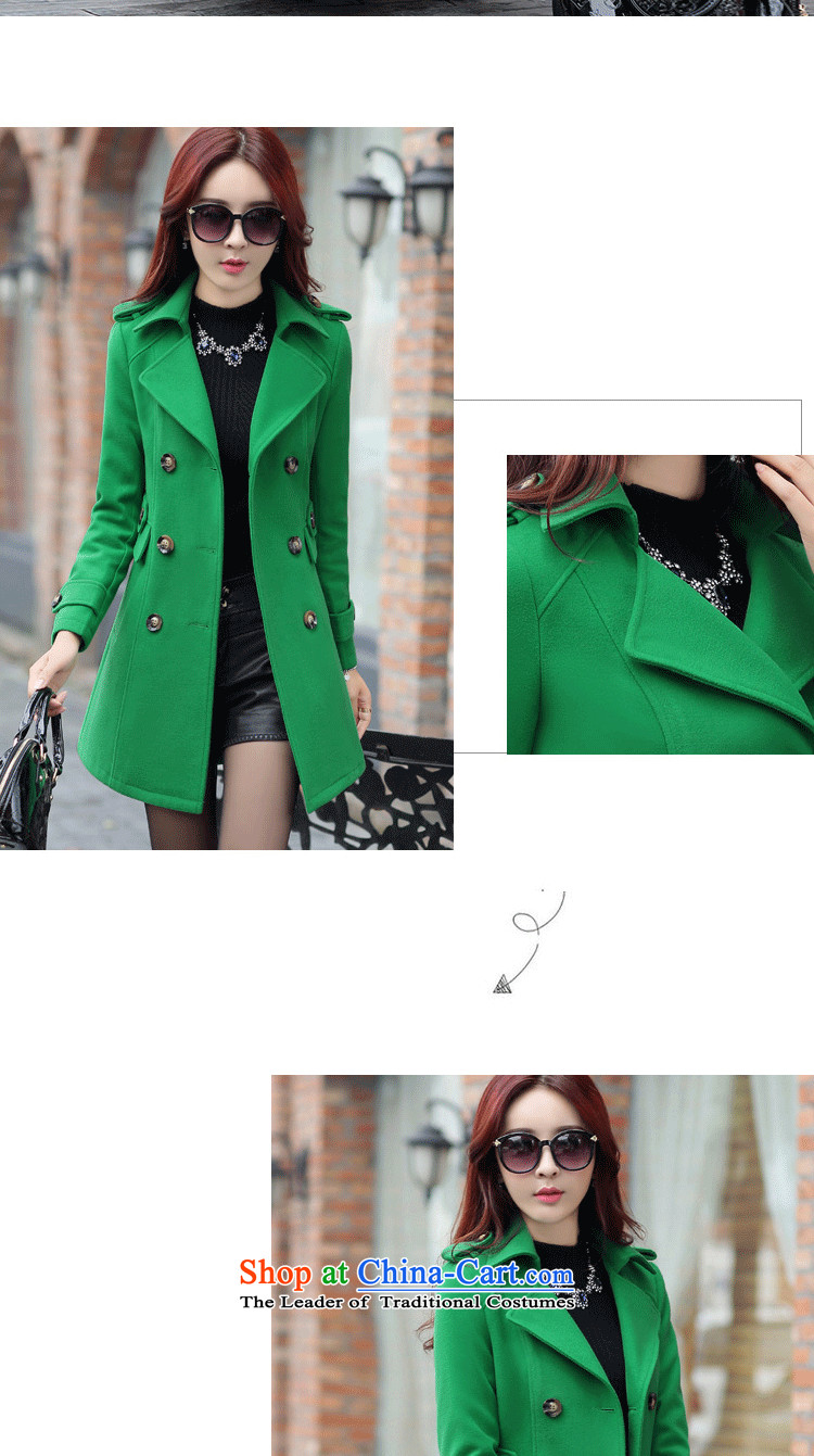 To Doi Connie gross? autumn and winter, female COAT 2015 Autumn for women Korean version of Sau San? 5893 gross coats female green L picture, prices, brand platters! The elections are supplied in the national character of distribution, so action, buy now enjoy more preferential! As soon as possible.