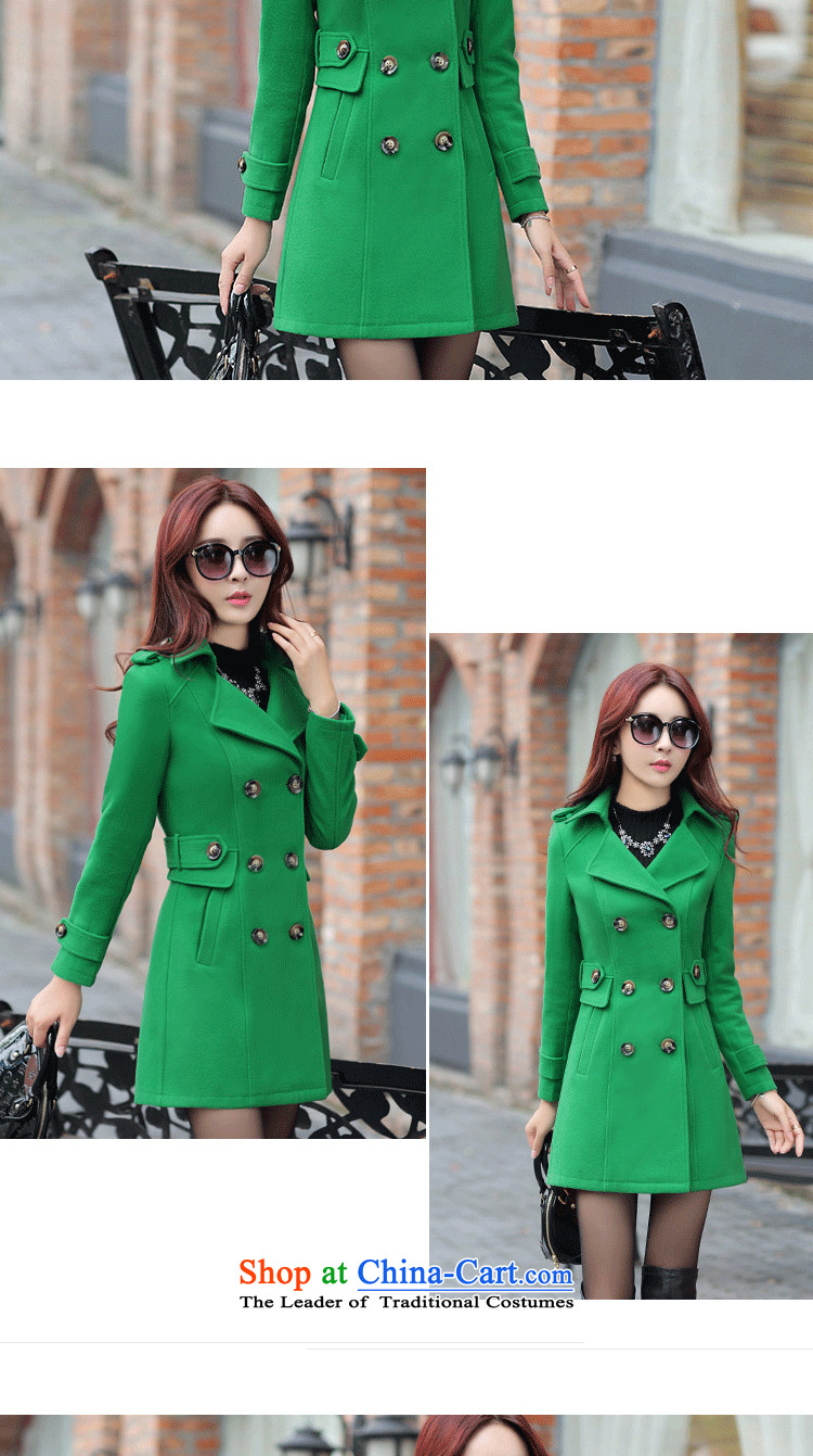 To Doi Connie gross? autumn and winter, female COAT 2015 Autumn for women Korean version of Sau San? 5893 gross coats female green L picture, prices, brand platters! The elections are supplied in the national character of distribution, so action, buy now enjoy more preferential! As soon as possible.
